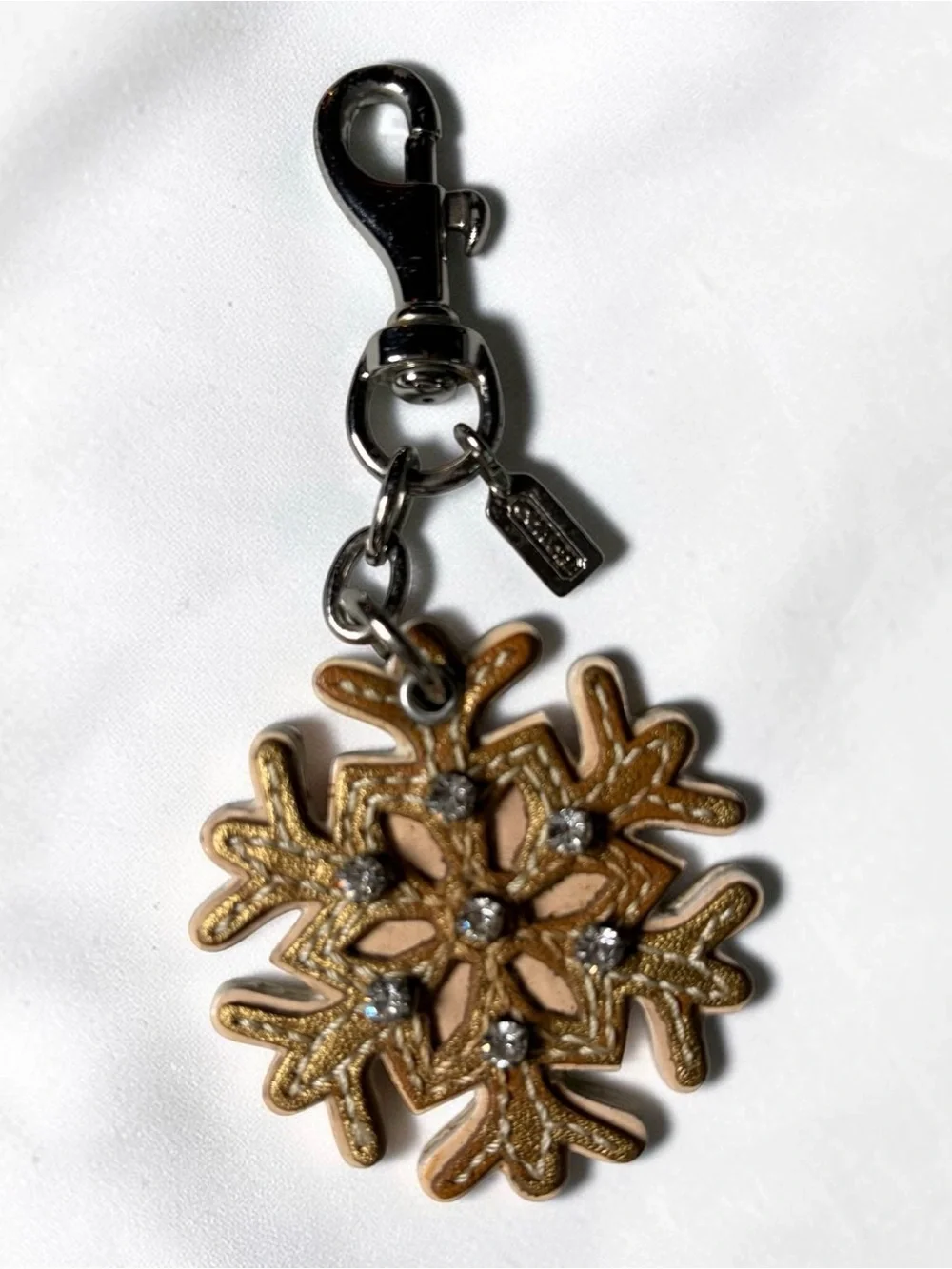 Coach Snowflake Charm